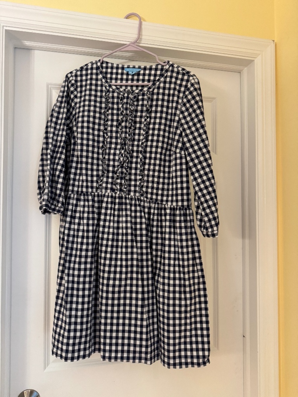 Draper James checkered dress
